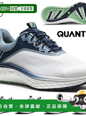 日本直邮FOOTJOY 日本 QUANTUM 系带男士无钉高尔夫球鞋 2025 新