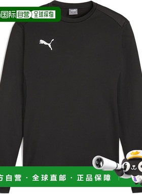 日本直邮Puma teamGOAL Multi Sweat 圆领衫 黑色/平纹深灰色