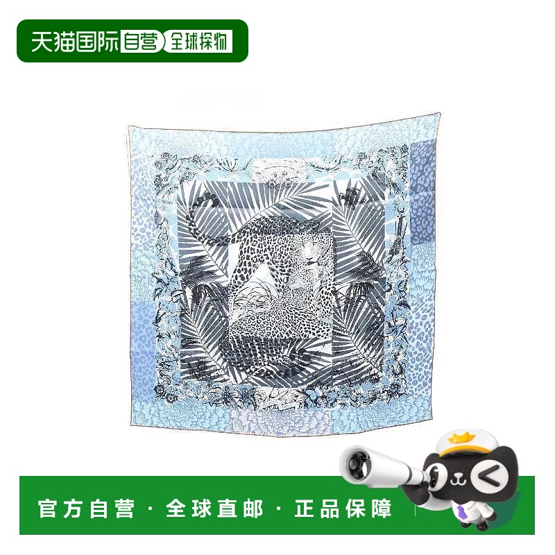 1h可退 日本直邮中古Hermes爱马仕女S级99新carres 70丝绸围巾/丝