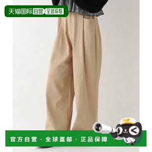 1h可退 日本直邮Heather 女士宽大直筒裤 592828裤子休闲裤阔腿裤