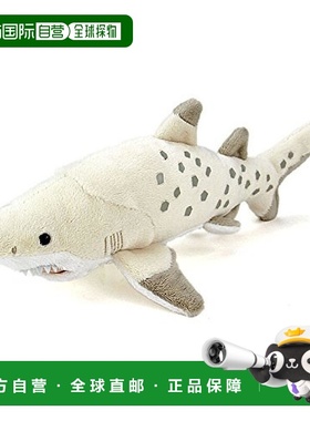 【日本直邮】COLORATA 毛绒玩偶 白鳄鲨 鲛 S 16cm×9cm×31cm