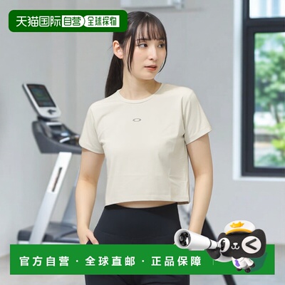 日本直邮OAKLEY 女士短袖功能T恤 RADIANT ESSENTIAL CROPPED TEE