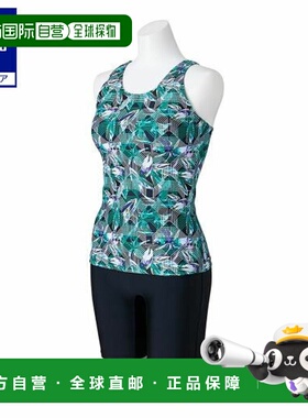 日本直邮 Mizuno 女士带扣水适健身套装 D绿色 [运动套装]