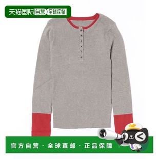 半高领针织套头衫 1h可退 配色领口修身 女装 23125 日本直邮VICKY