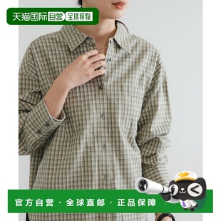 法兰绒格子棉衬衫 1h可退 RESEARCH URBAN 内搭 日本直邮官方授权