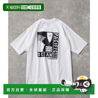 1h可退 日本直邮Ocean Pacific 男女同款 复古图形速干防晒T恤 吸