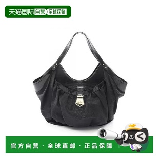 日本直邮中古Fendi芬迪女包A级95新tote bag托特包帆布托特包黑色