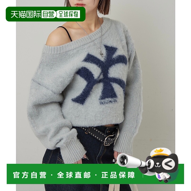 1h可退 日本直邮WHO'S WHO gallery 女装 仿马海毛质感 宽松半脱