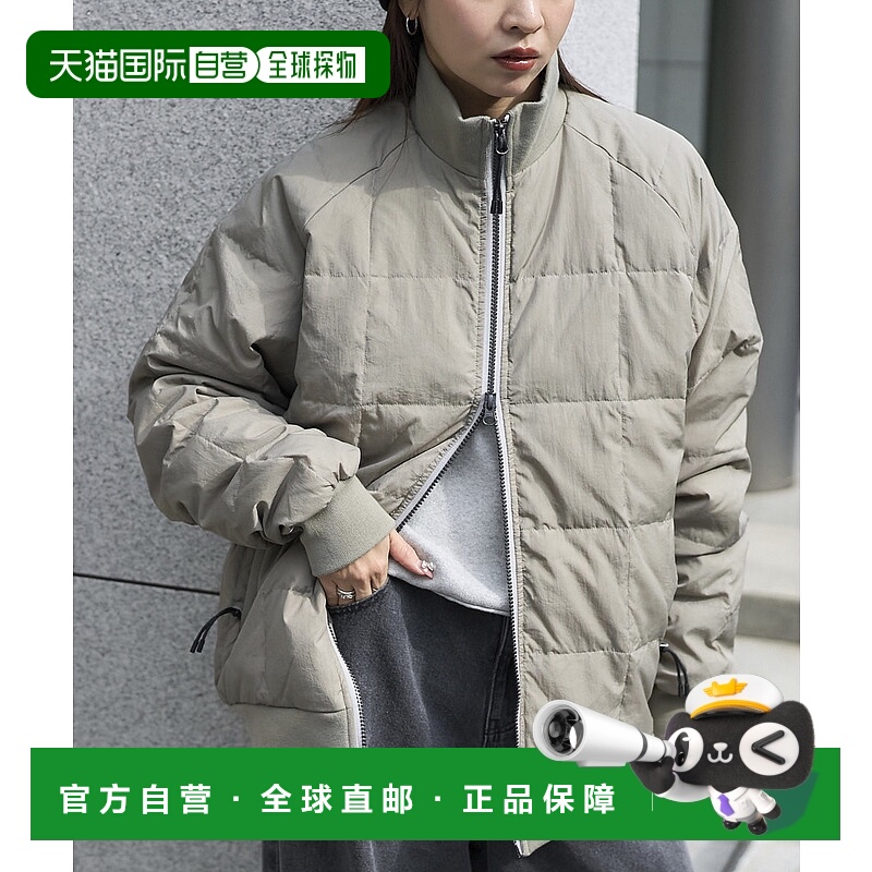 1h可退 日本直邮TAION 男女同款 800FP羽绒 高领W拉链防风立领抽