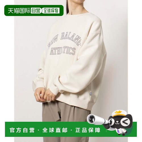 日本直邮NEWBALANCE品牌Logo圆领长袖卫衣女款 WT43516
