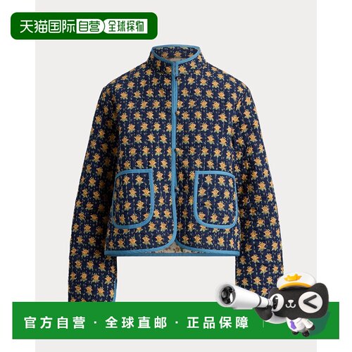 日本直邮RALPHLAUREN双面绗缝棉服宽松版女款 211B17289-001