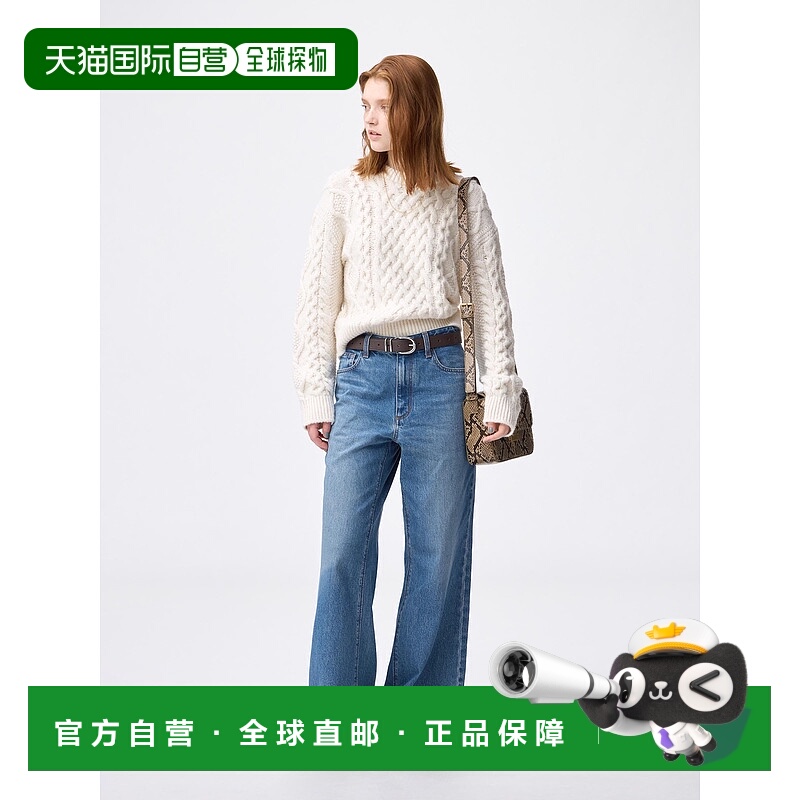 日潮跑腿GU极优 宽松喇叭牛仔裤 NTQ+E 357947