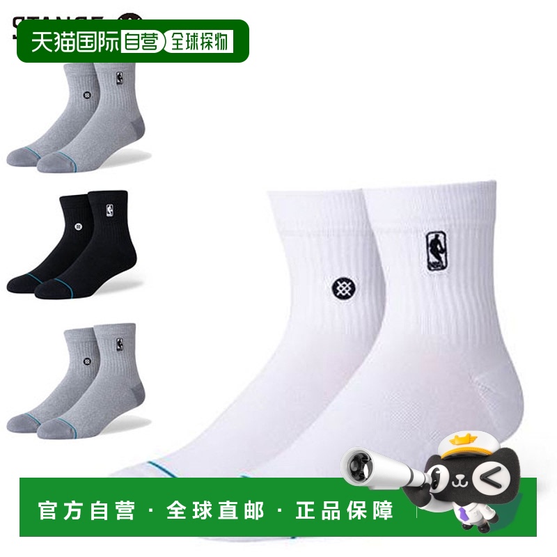 日本直邮STANCE 男士和女士 NBA 徽标袜子 LOGOMAN ST QTR A356A2
