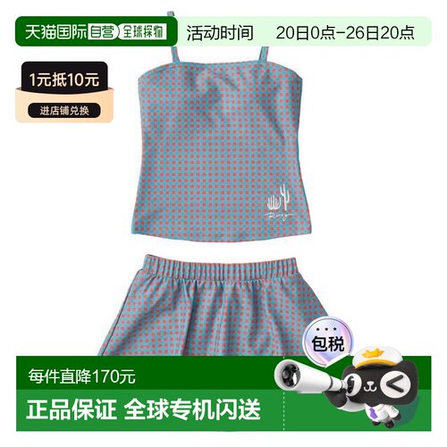 日本直邮ROXY MINI PICNIC GINGHAM分体式泳衣套装[25SPTSW25] 泳