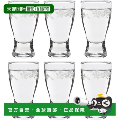 【日本直邮】东洋佐佐木 冷酒杯樱花图案75ml6件套日本制 09453-J