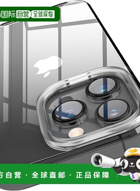 【日本直邮】elago iPhone14 Pro 透明混合软壳轻薄吸震黑色