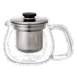 【日本直邮】KINTO茶具配件UNITEA茶壶透明质感450ml不锈钢漏杯83