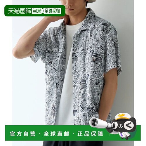日本直邮coen Coleman 满印花短袖衬衫 其他2花衬衫