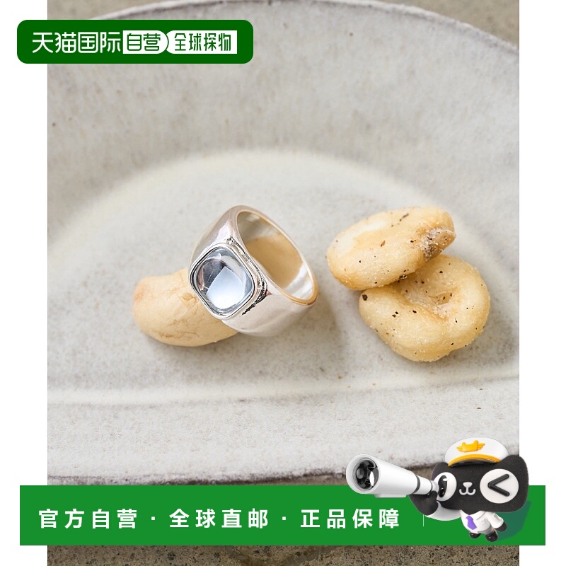 1h可退 日本直邮Discoat 女士 marble镶嵌宽版戒指 DCA1052311A00