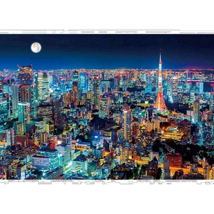 【日本直邮】beverly玩具1000片拼图东京夜景49×72cm母婴早教