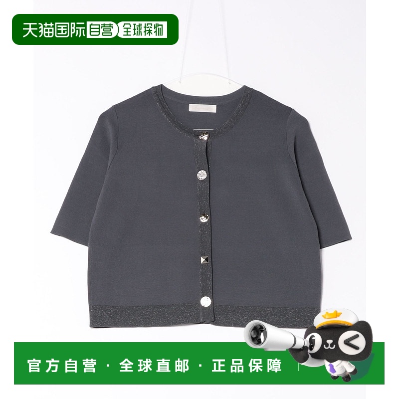 1h可退 日本直邮12Twelve Agenda 女士金扣五分袖开衫 8505572528