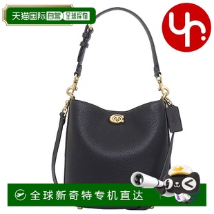 COACH 单肩包 日本直邮蔻驰 包袋 特制柳叶形抛 CW625 黑色
