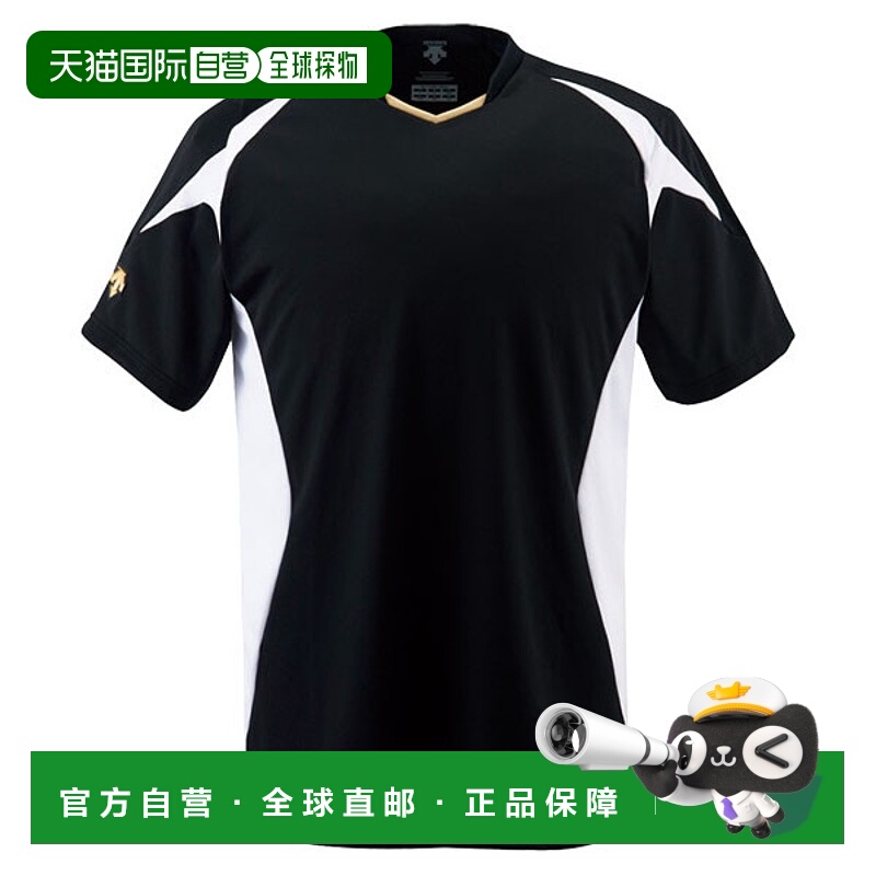 日本直邮DESCENTE 棒球衬衫 DB116 BKSW 男士潮牌透气设计感小众