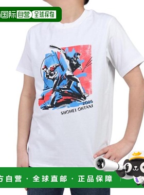 日本直邮New Balance 大谷翔平半袖T恤 Two Swords YT51728WT(Jr)