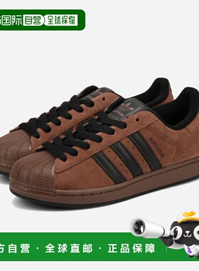 日本直邮adidas SUPERSTAR II 低帮运动鞋男女 PRELOVED BROWN/CO