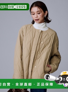 1h可退 日本直邮UNTITLED 女装 轻量可洗 中棉绗缝外套 宽松连帽