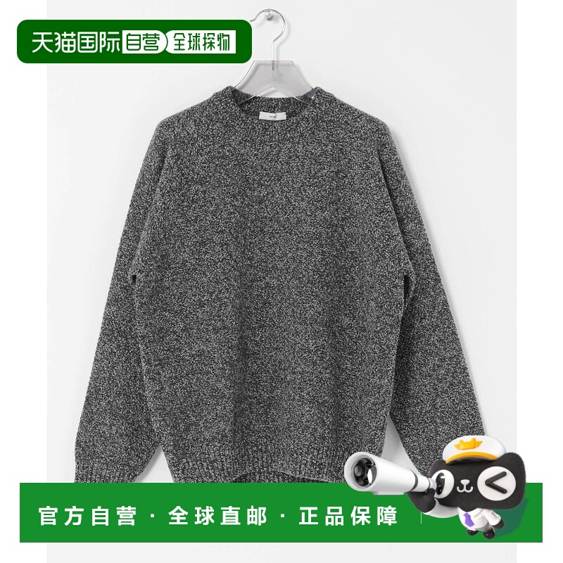 1h可退 日本直邮ATON 男装 全羊毛 高捻纱针织衫 半高领宽松设计