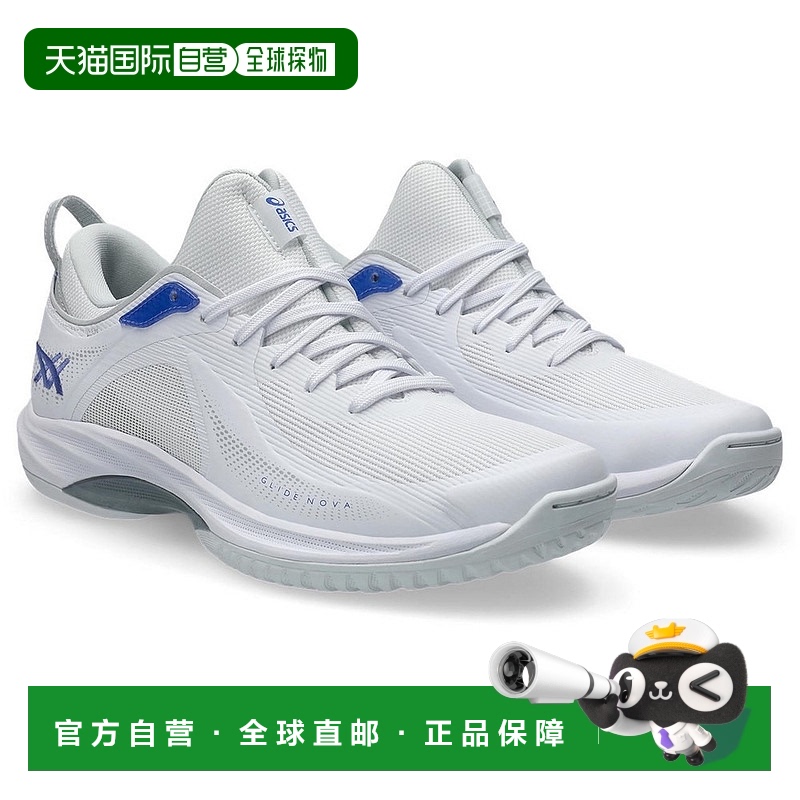 日潮跑腿ASICS亚瑟士 男女款篮球鞋 GLIDE NOVA FF 4 White x Blu