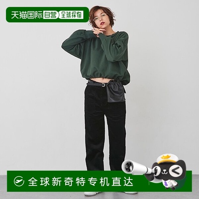 1h可退 日本直邮petit main LIEN 女装 秋冬款 灯芯绒工装裤 大口