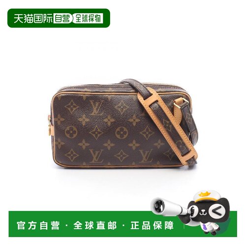 日本直邮中古LV路易威登女包A级95新marly bandouliere相机包斜挎
