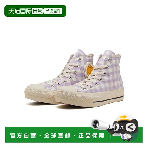 日本直邮日潮 CONVERSE匡威 女款ALL STAR PLTS花朵贴布高帮帆布