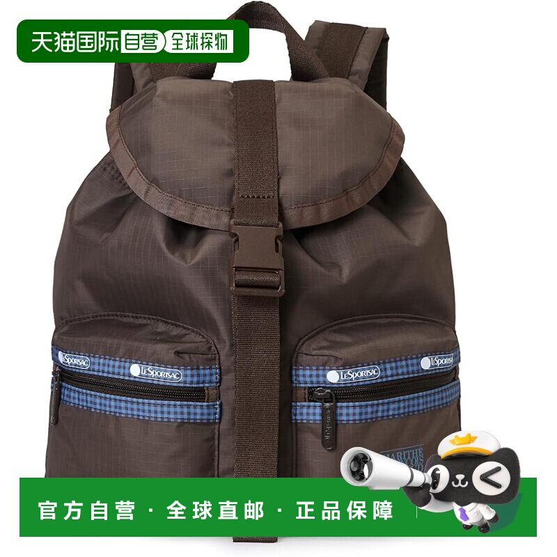 【日本直邮】乐士派×MFG 联名款棕色小型双肩包背包图片