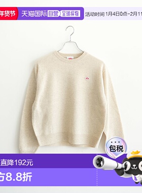 日本直邮DANTON LMW CREW NEC PO L/S 女士羊毛圆领套头针织上衣