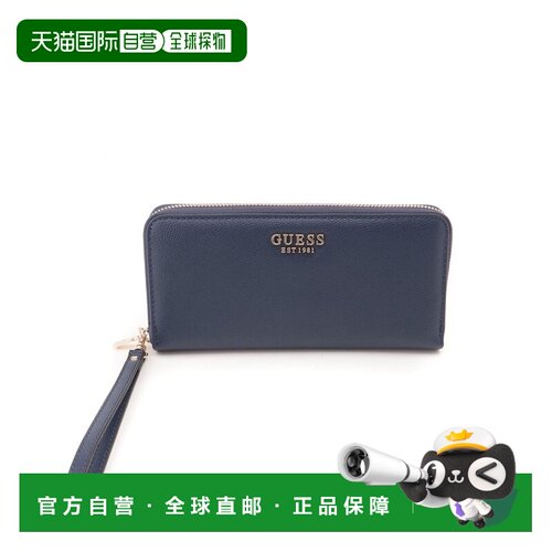 日本直邮GUESS GUESS/WAMORETTE 大尺寸全拉链设计钱包手拿包