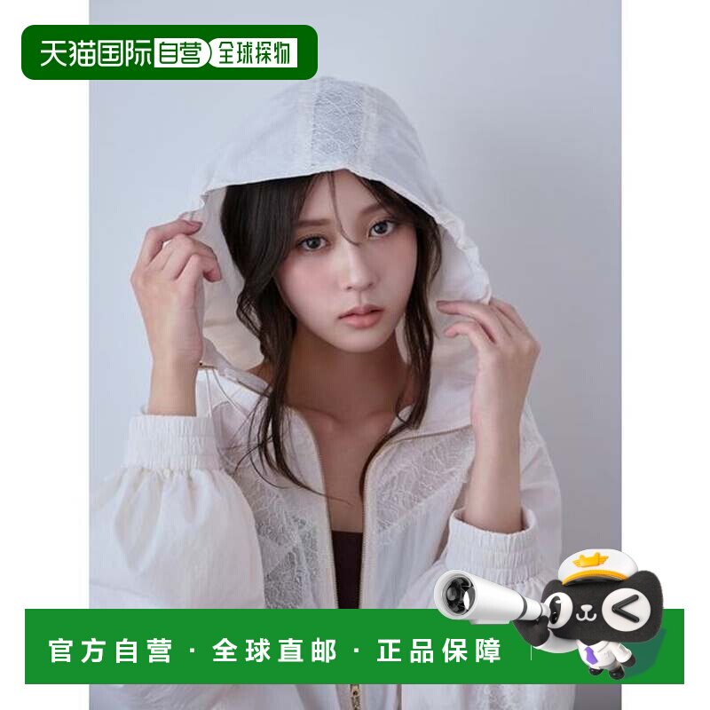 日本直邮SNIDEL Chacott联名尼龙蕾丝夹克 米白色外套图片