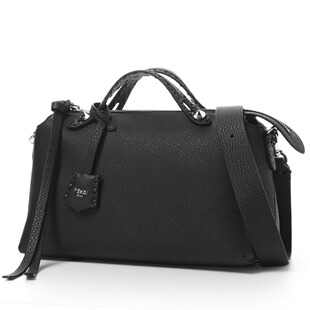 日本直邮Fendi BY THE WAY SELLERIA 中号波士顿包/三用肩包 黑色