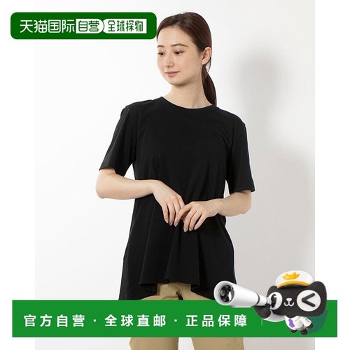 日本直邮TIGORA 女士半袖CVC平滑A字T恤 [TI1866EW18145]