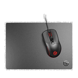 【日本直邮】宜丽客Elecom游戏电竞鼠标垫铝制银色黑色