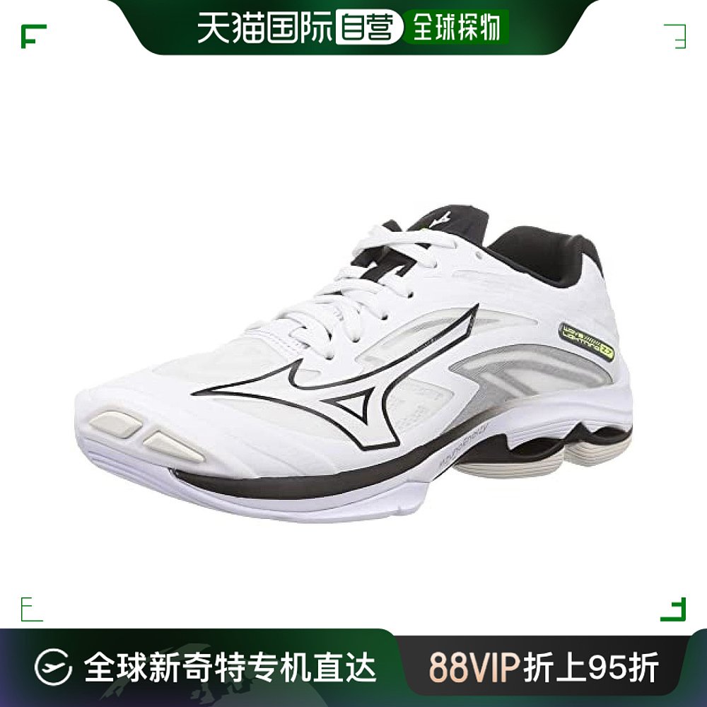 【日本直邮】Mizuno美津浓室内运动鞋白 x黑 23cm 2E V1GA2-封面