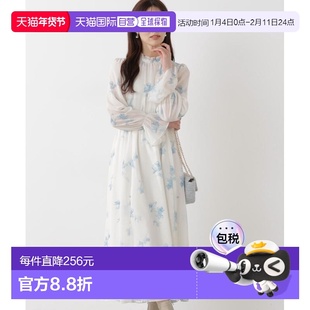 1h可退 日本直邮PROPORTION BODY DRESSING 女装 花卉印花收腰连