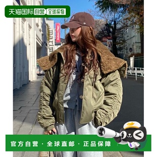 N2B外套 1h可退 女装 Cassin 宽松半拉链大翻领设计 日本直邮Ray