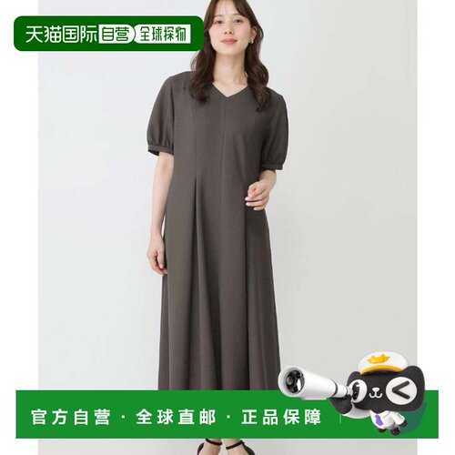 日本直邮COUP DE CHANCE 可手洗日本制宽松连衣裙 墨黑018