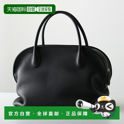 日本直邮THE ROW AGNES 12 女士皮革手提包 W1713 L694 BLACK-ANS