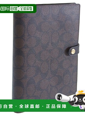 日本直邮Coach 笔记本保护套男女通用棕色 SIG NTBK 222IMAA8