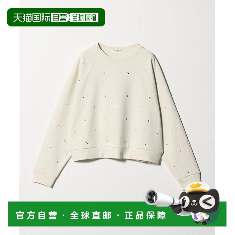 1h可退 日本直邮BEAUTY&YOUTH UNITED ARROWS 棉质毛圈布镶钻休闲,运动服/休闲服装,运动卫衣/套头衫,淘宝优惠券,粉丝福利购,淘宝优惠卷