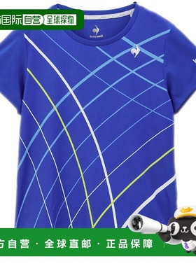 日本直邮Le Coq Sportif 图案比赛衬衫 QTMXJA90 男士
